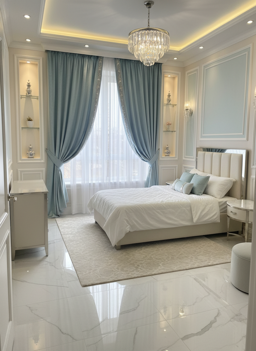 Дизайн детской в стиле Классика — фото интерьера от нейросети RoomGPT