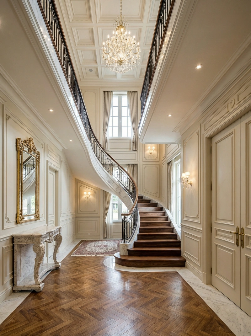 Дизайн интерьера в стиле Классика — Прихожая от нейросети RoomGPT