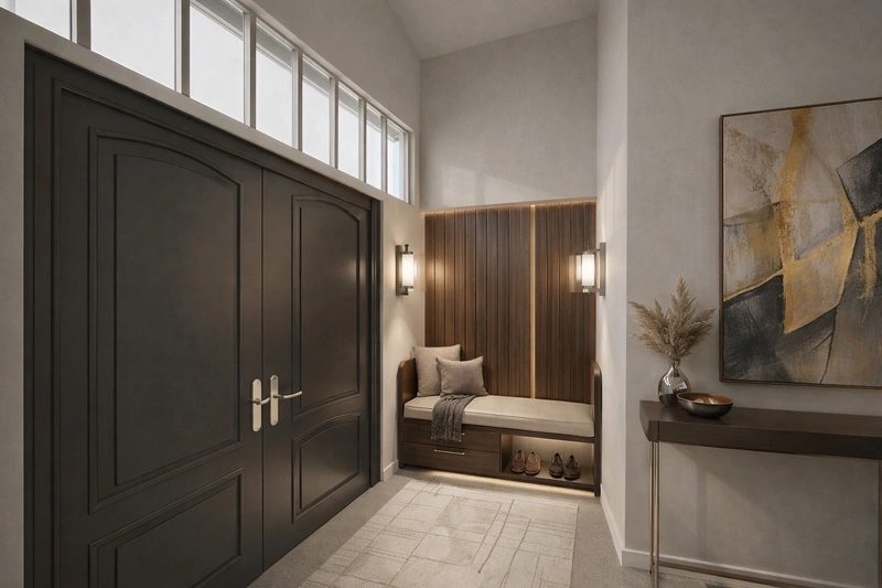 Дизайн интерьера в стиле Контемпорари — Прихожая от нейросети RoomGPT