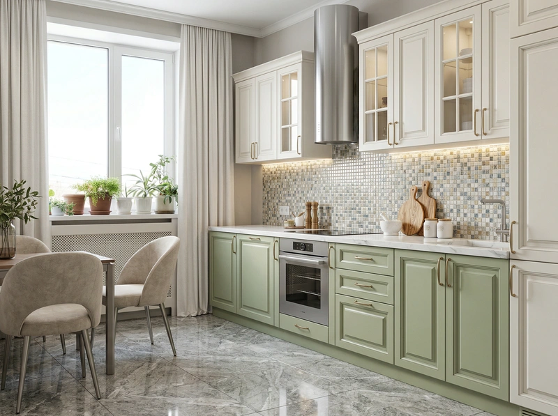 Дизайн интерьера в стиле Классика — Гостиная от нейросети RoomGPT