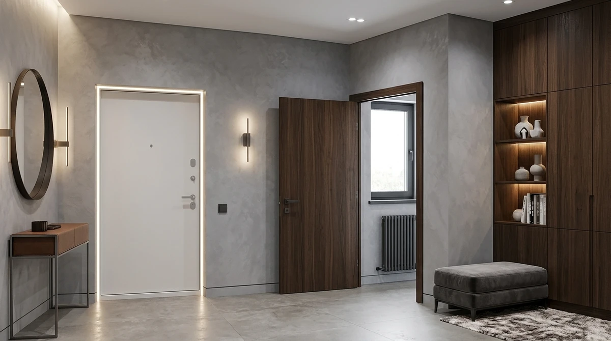 Дизайн прихожей в стиле Контемпорари — фото интерьера от нейросети RoomGPT