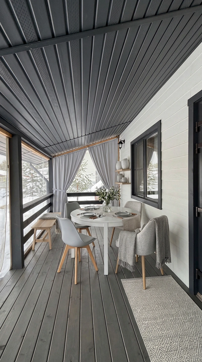 Дизайн интерьера в стиле Хюгге — Гостиная от нейросети RoomGPT