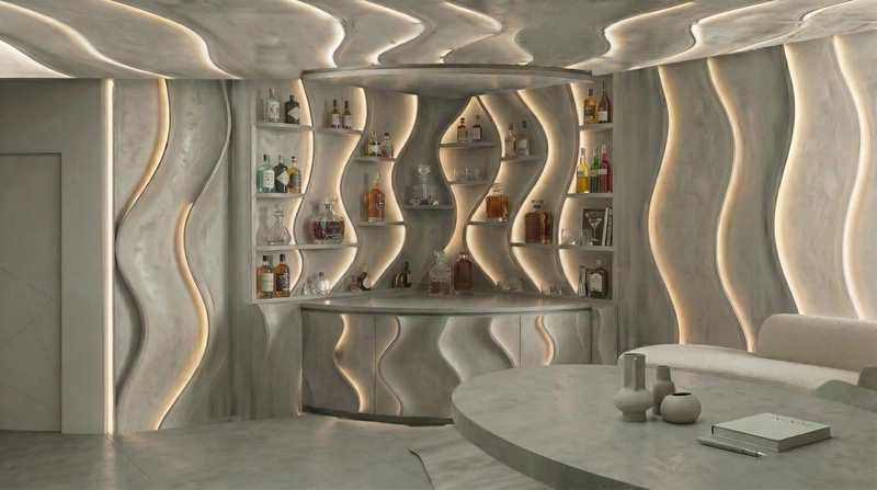 Дизайн гостиной в стиле Минимализм — фото интерьера от нейросети RoomGPT