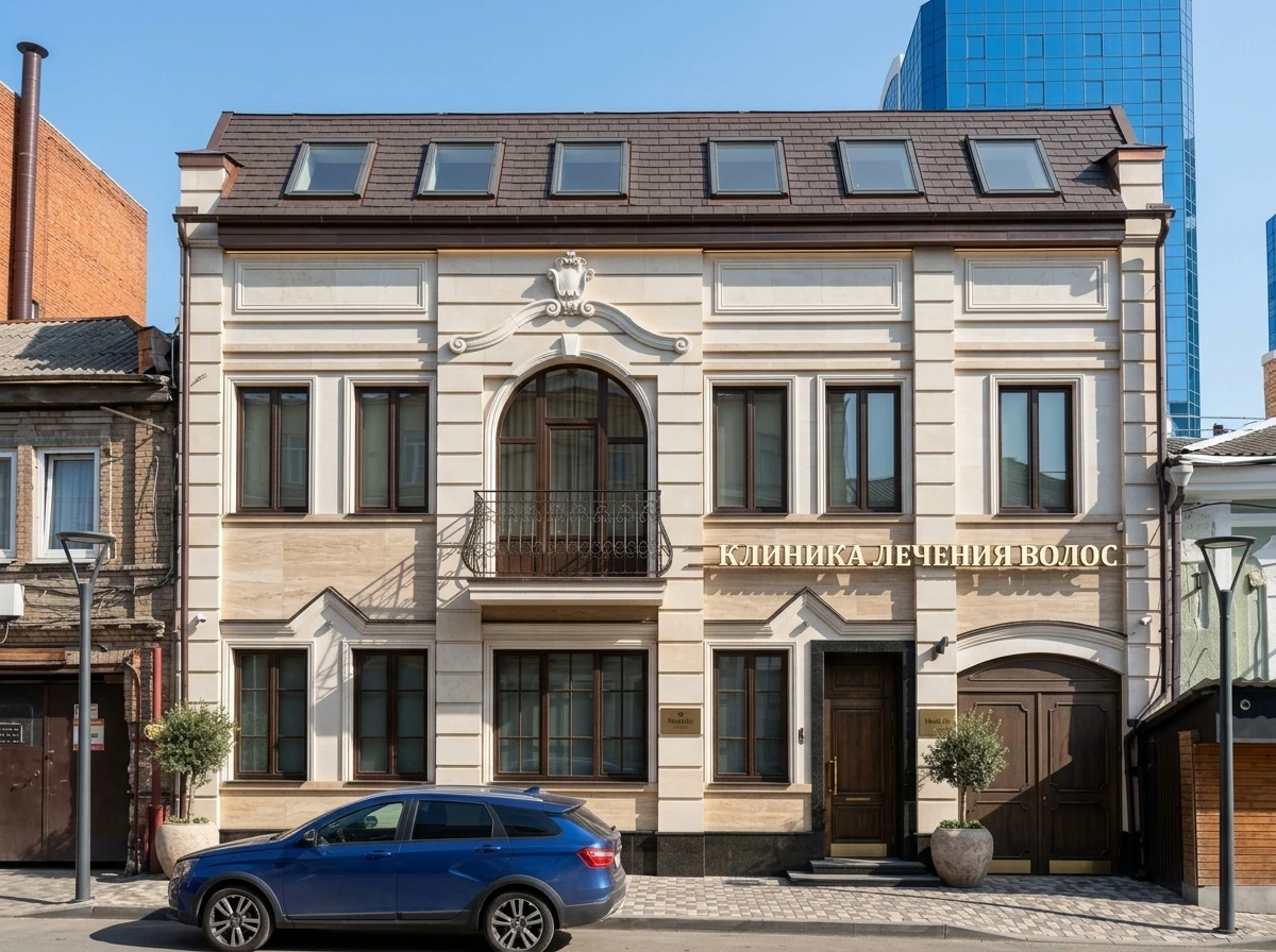 Дизайн фасада в стиле Классика — Фасад от нейросети RoomGPT