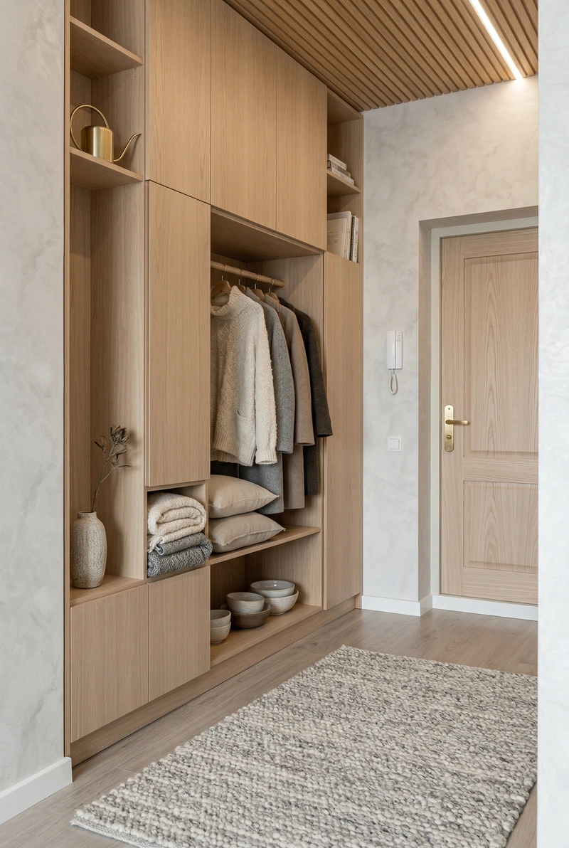 Дизайн интерьера в стиле Хюгге — Прихожая от нейросети RoomGPT