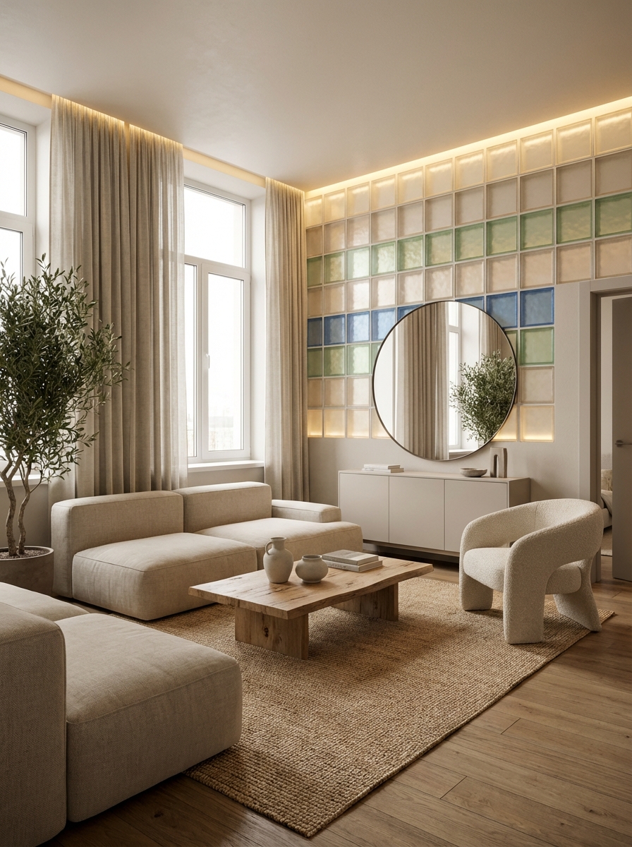 Дизайн гостиной в стиле Минимализм — фото интерьера от нейросети RoomGPT