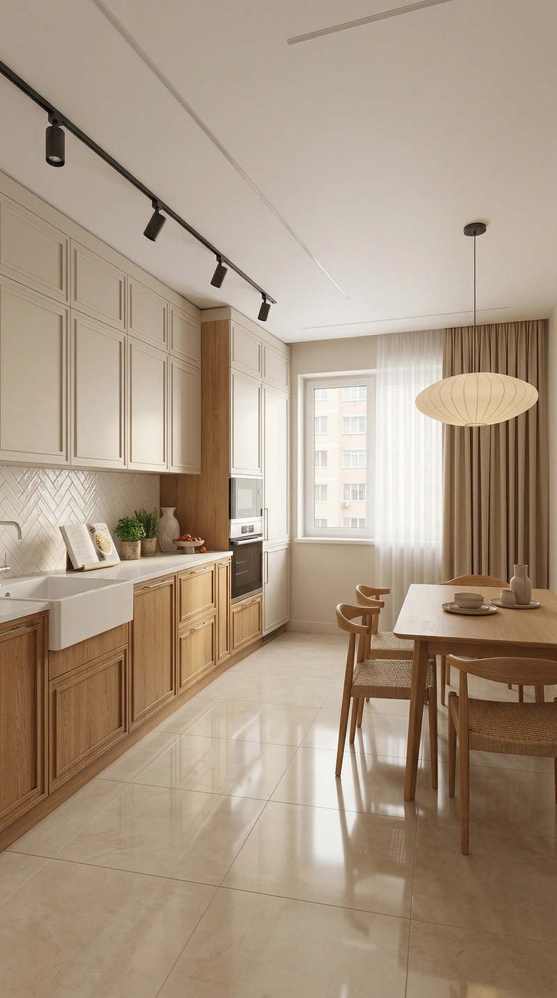 Дизайн кухни в стиле Без стиля — фото интерьера от нейросети RoomGPT