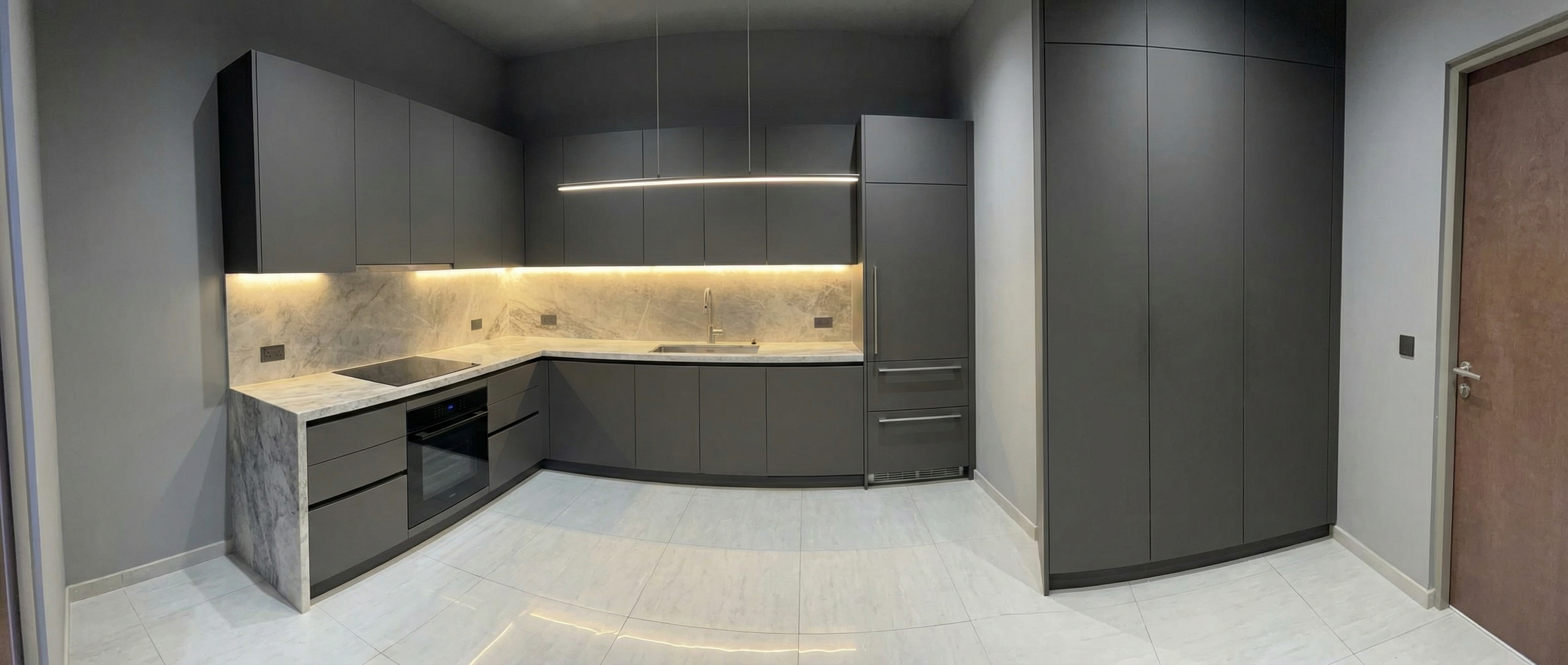 Дизайн кухни в стиле Минимализм — фото интерьера от нейросети RoomGPT