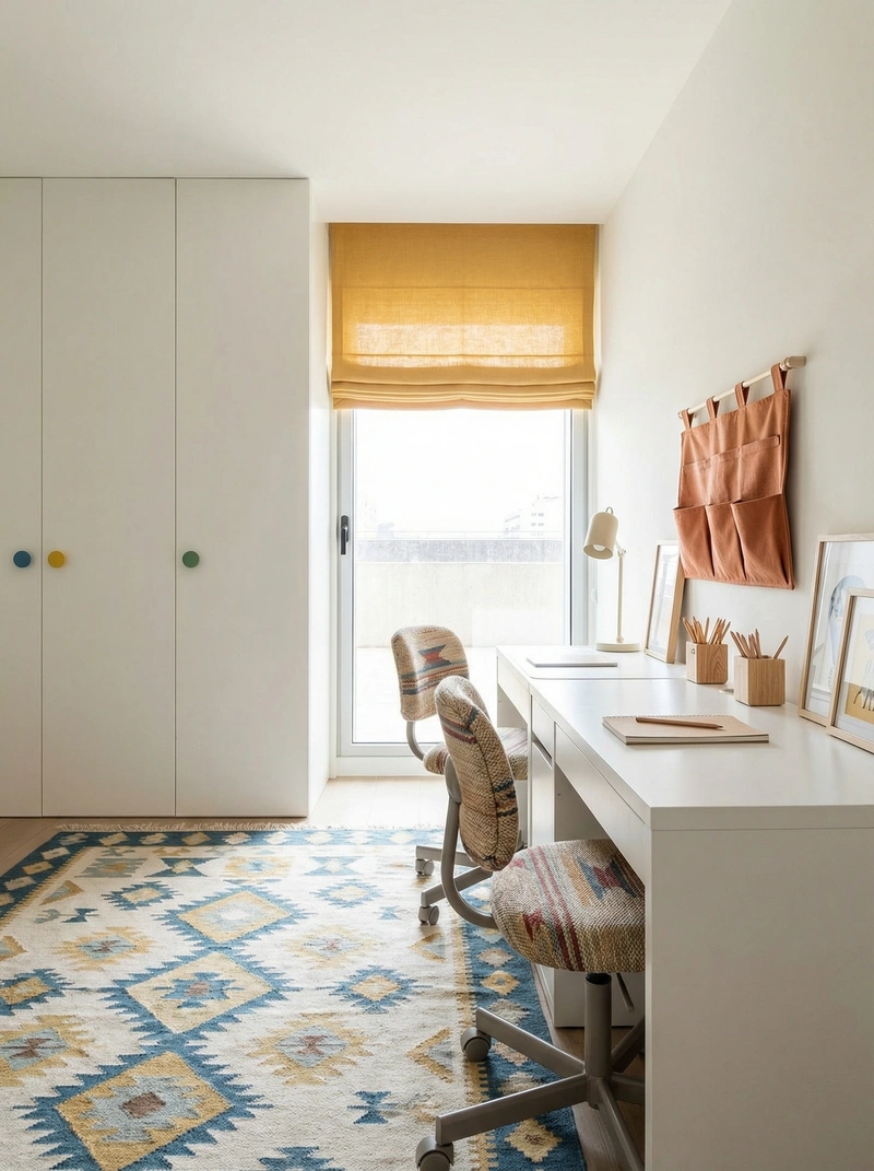 Дизайн интерьера в стиле Сканди — Детская от нейросети RoomGPT