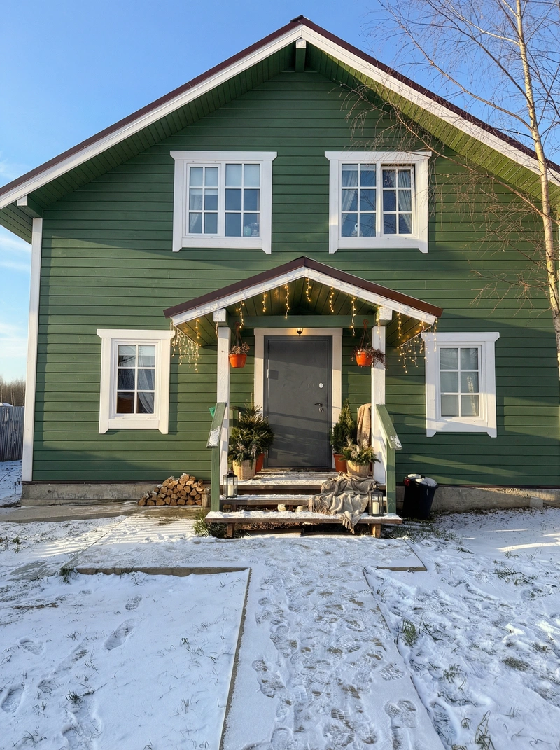 Дизайн интерьера в стиле Хюгге — Фасад от нейросети RoomGPT