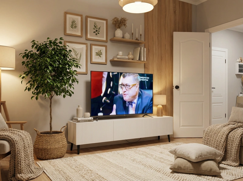 Дизайн интерьера в стиле Хюгге — Гостиная от нейросети RoomGPT