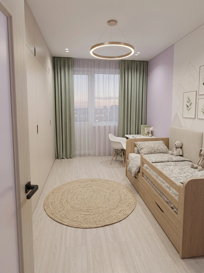 Дизайн спальни в стиле Минимализм — фото интерьера от нейросети RoomGPT