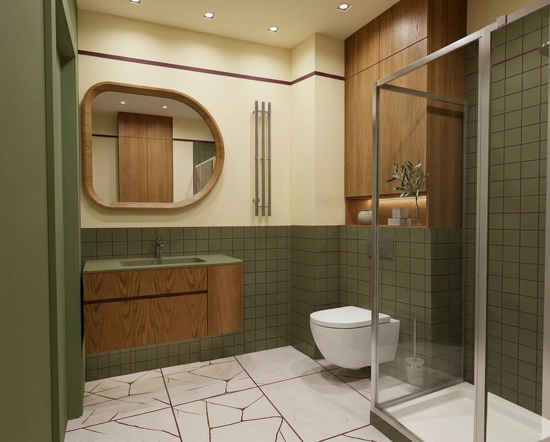 Дизайн ванной в стиле Минимализм — фото интерьера от нейросети RoomGPT