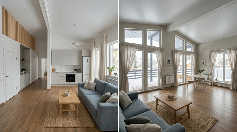 Дизайн кухни в стиле Без стиля — фото интерьера от нейросети RoomGPT