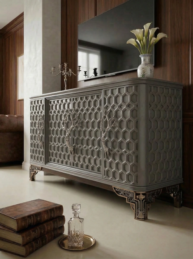 Дизайн спальни в стиле Классика — фото интерьера от нейросети RoomGPT