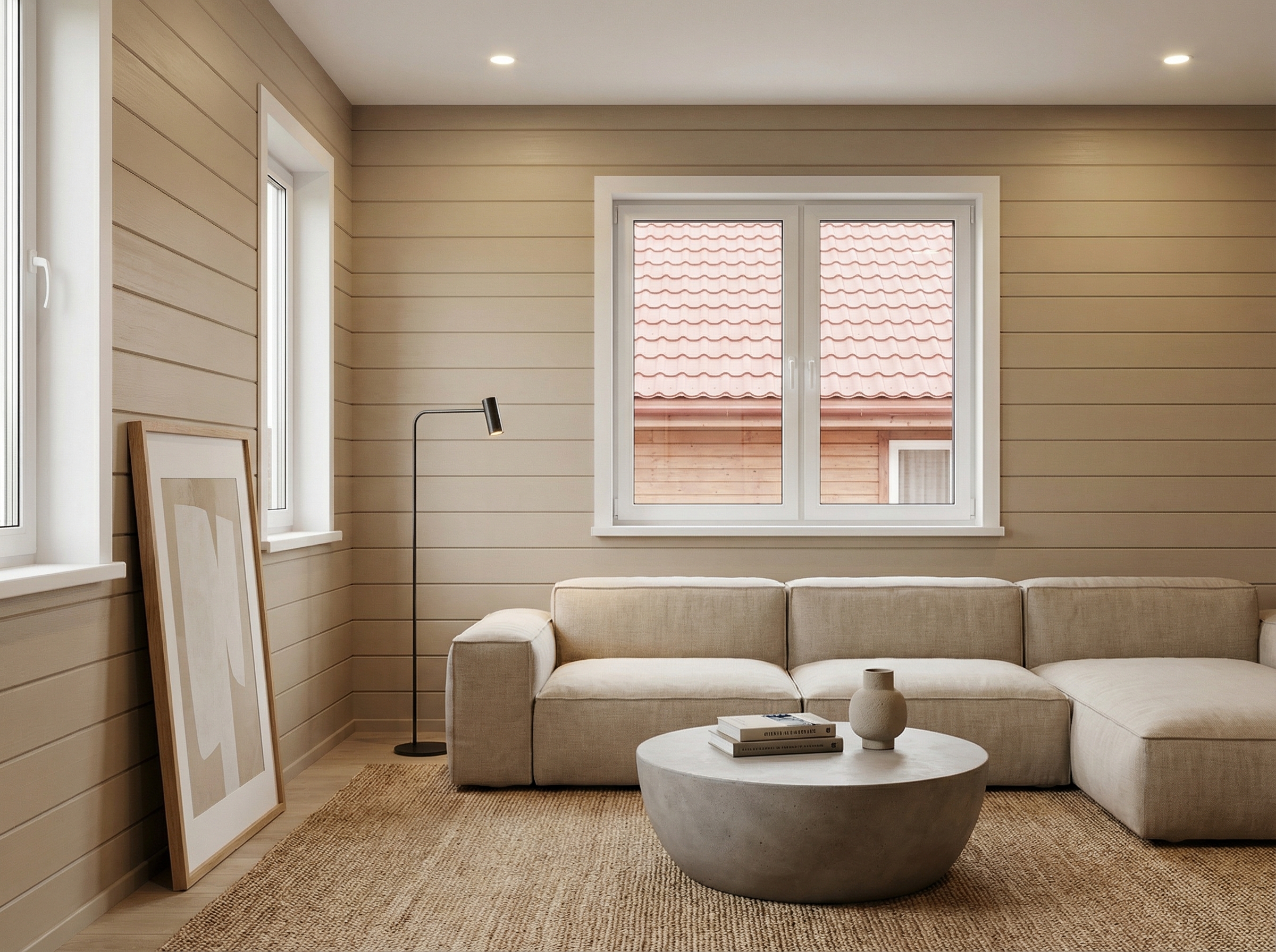 Дизайн гостиной в стиле Минимализм — фото интерьера от нейросети RoomGPT