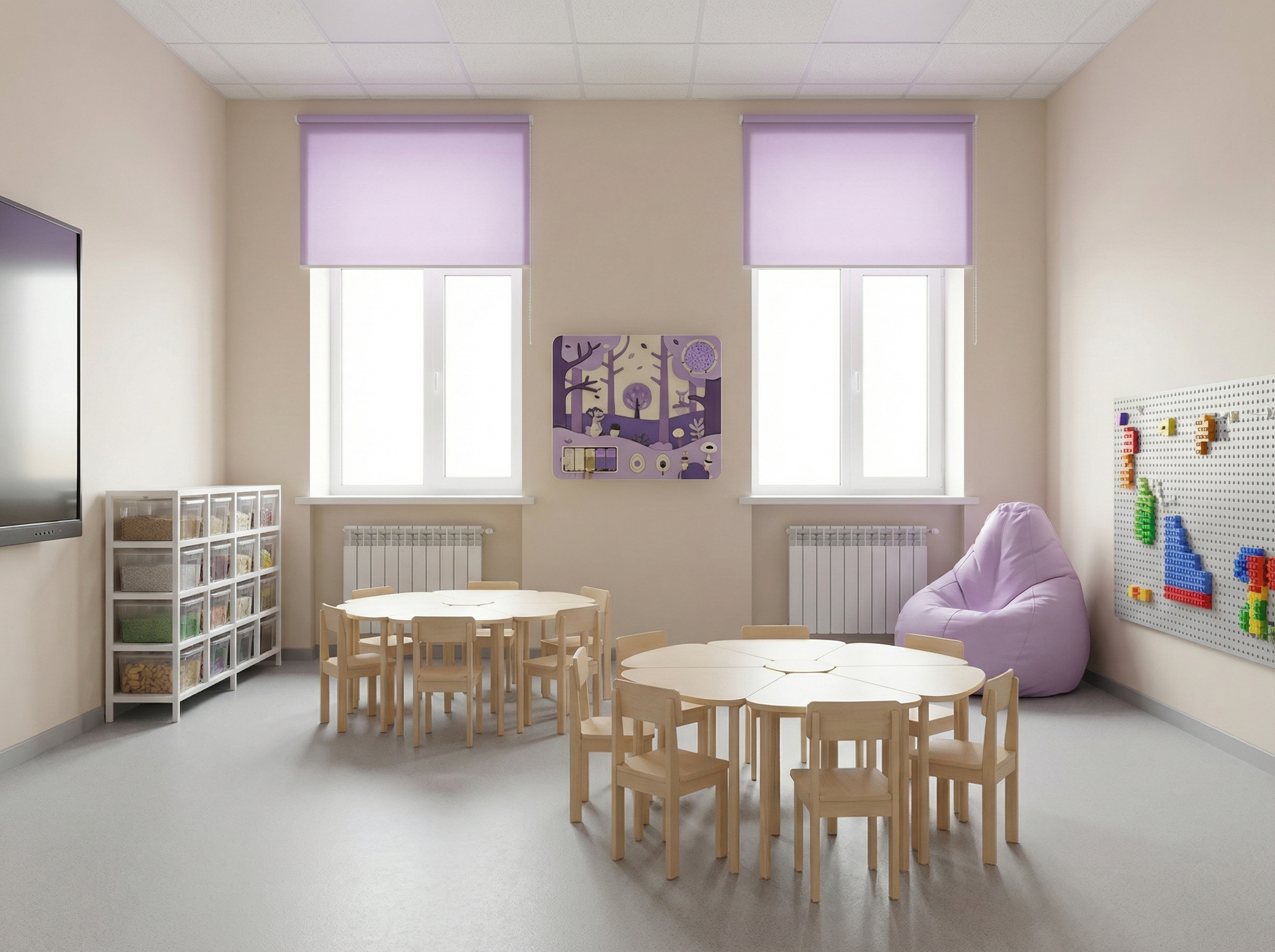 Дизайн детской в стиле Минимализм — фото интерьера от нейросети RoomGPT