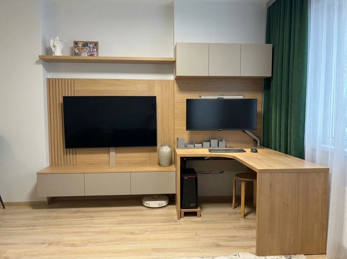 Дизайн кабинета в стиле Минимализм — фото интерьера от нейросети RoomGPT