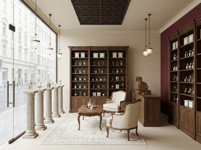 Дизайн интерьера в стиле Классика — Кабинет от нейросети RoomGPT