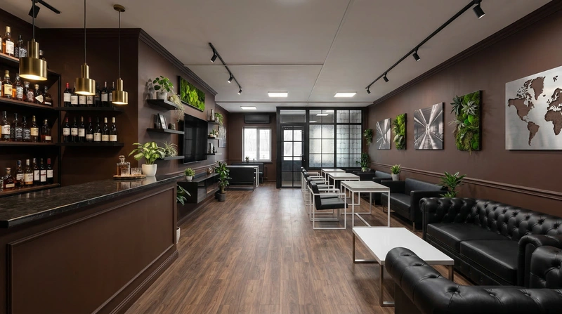 Дизайн интерьера в стиле Лофт — Гостиная от нейросети RoomGPT