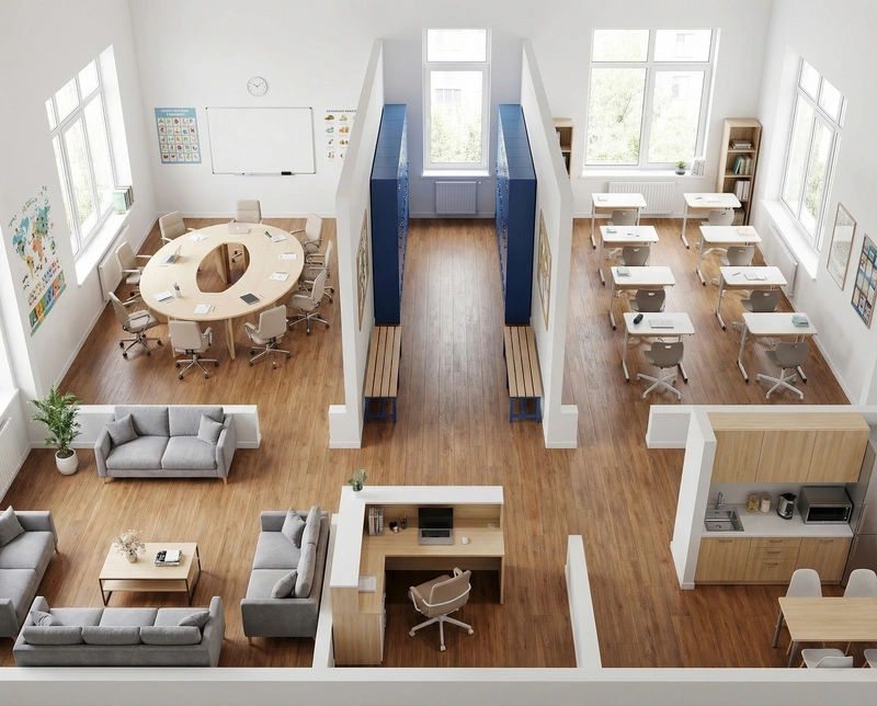 Дизайн интерьера в стиле Сканди — Детская от нейросети RoomGPT