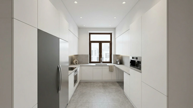 Дизайн кухни в стиле Минимализм — фото интерьера от нейросети RoomGPT