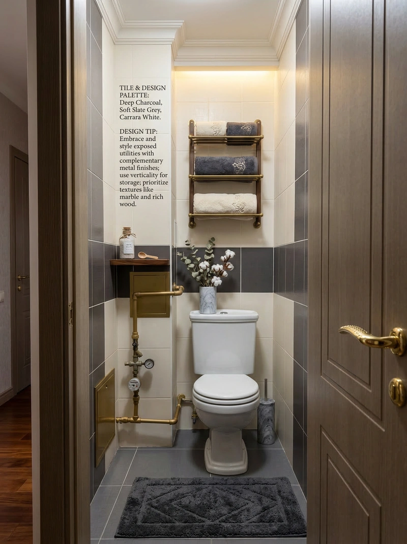 Дизайн интерьера в стиле Классика — Ванная от нейросети RoomGPT