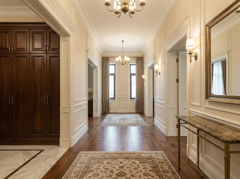 Дизайн интерьера в стиле Классика — Прихожая от нейросети RoomGPT