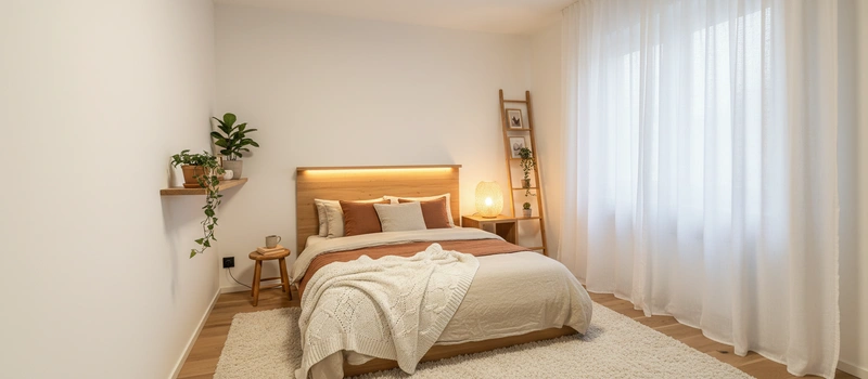 Дизайн интерьера в стиле Хюгге — Спальня от нейросети RoomGPT