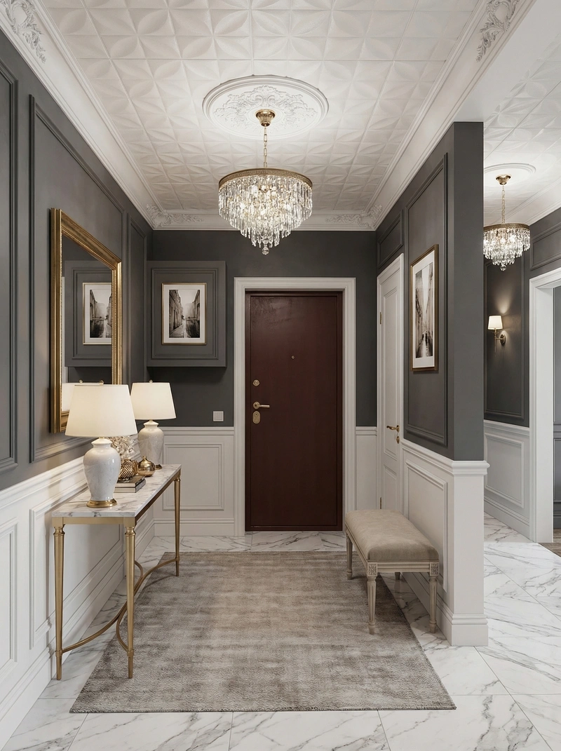 Дизайн интерьера в стиле Классика — Прихожая от нейросети RoomGPT