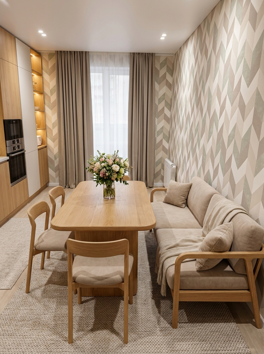 Дизайн кухни в стиле Минимализм — фото интерьера от нейросети RoomGPT