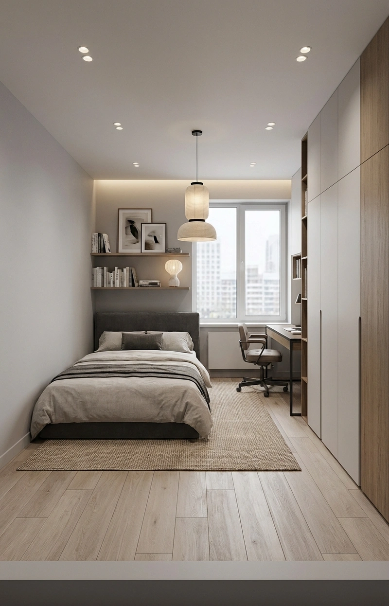 Дизайн детской в стиле Минимализм — фото интерьера от нейросети RoomGPT