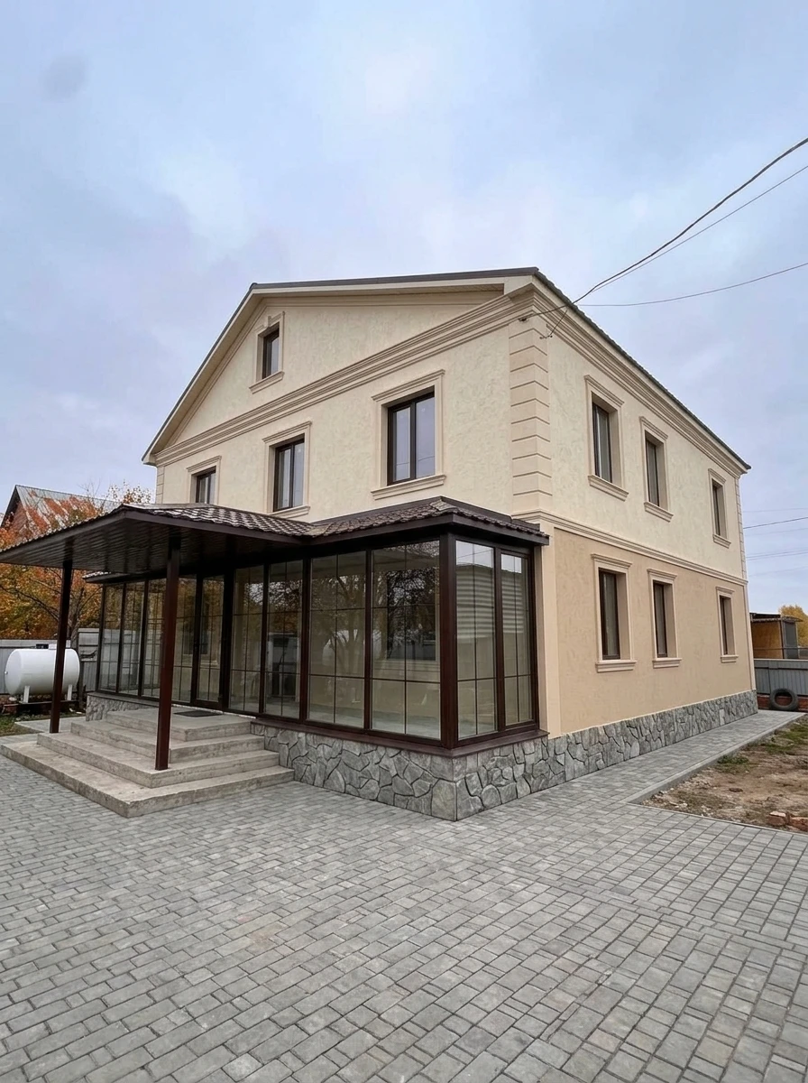 Дизайн фасада в стиле Неоклассика — Фасад от нейросети RoomGPT