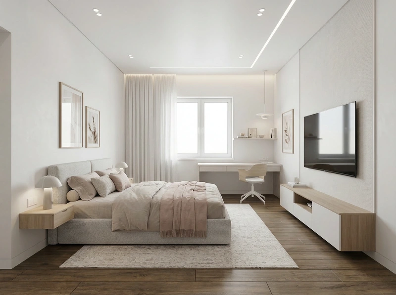 Дизайн интерьера в стиле Минимализм — Детская от нейросети RoomGPT