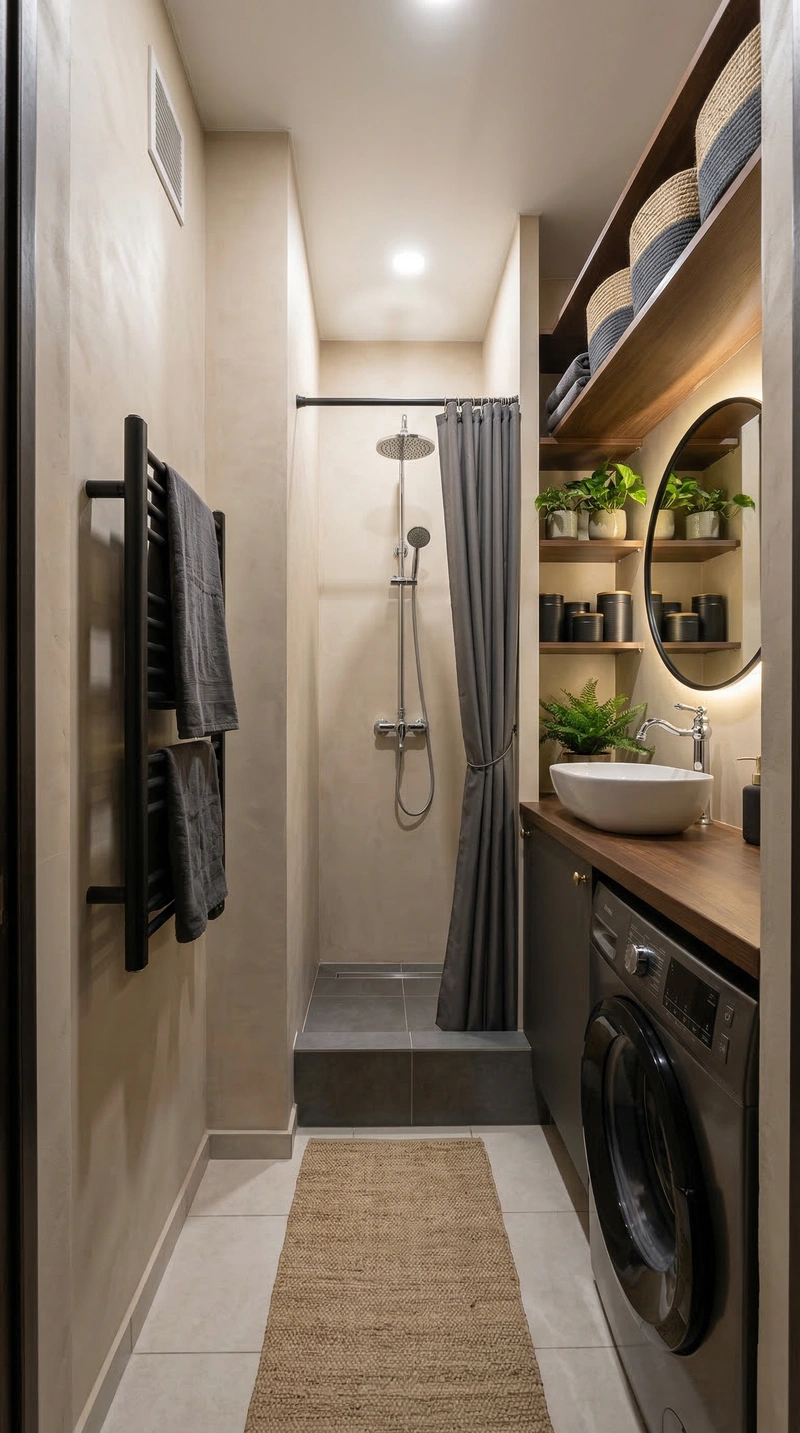 Дизайн интерьера в стиле Классика — Ванная от нейросети RoomGPT