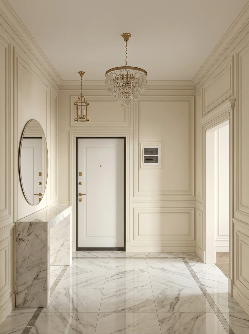 Дизайн интерьера в стиле Классика — Прихожая от нейросети RoomGPT