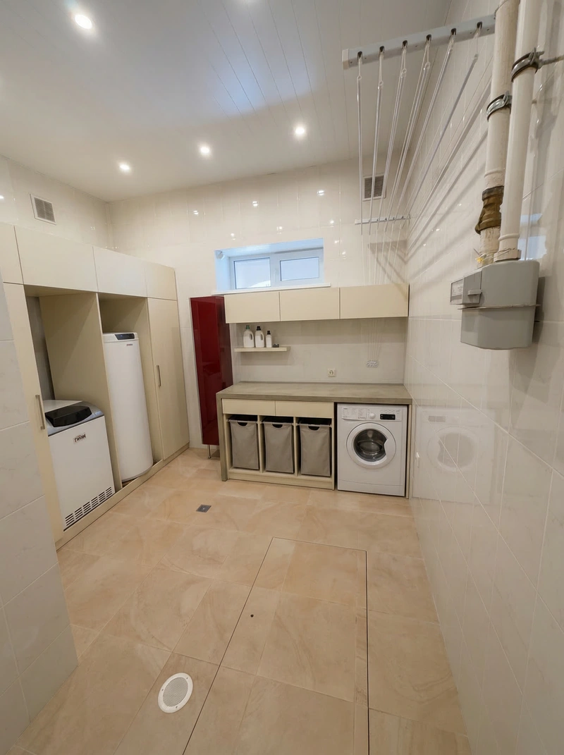 Дизайн ванной в стиле Контемпорари — фото интерьера от нейросети RoomGPT