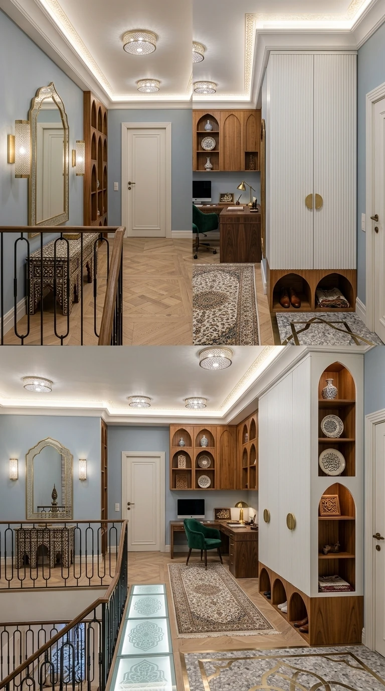 Дизайн прихожей в стиле Эклектика — фото интерьера от нейросети RoomGPT