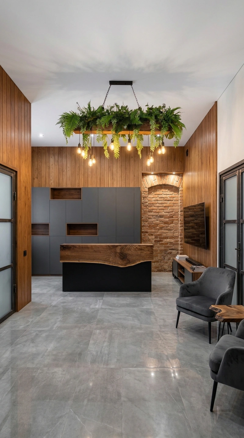 Дизайн гостиной в стиле Лофт — фото интерьера от нейросети RoomGPT