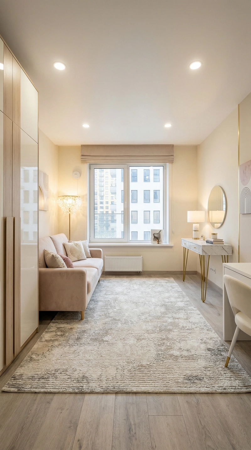 Дизайн детской в стиле Контемпорари — фото интерьера от нейросети RoomGPT