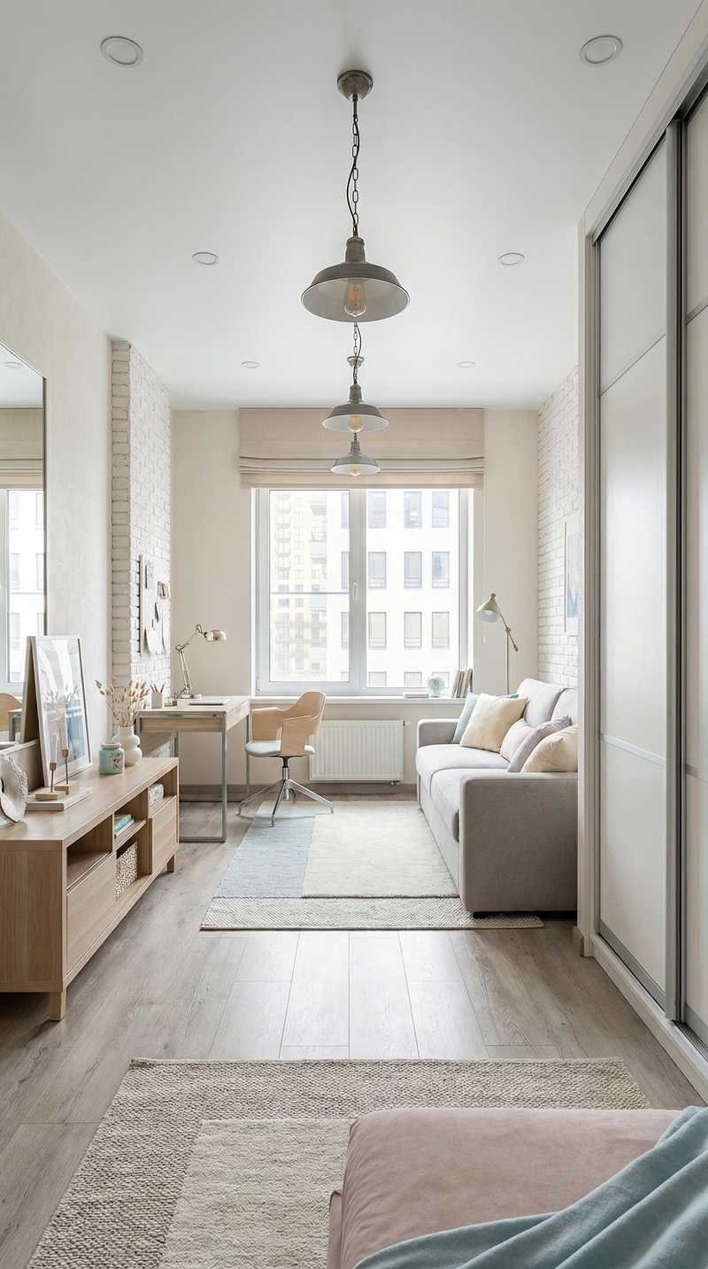 Дизайн детской в стиле Лофт — фото интерьера от нейросети RoomGPT