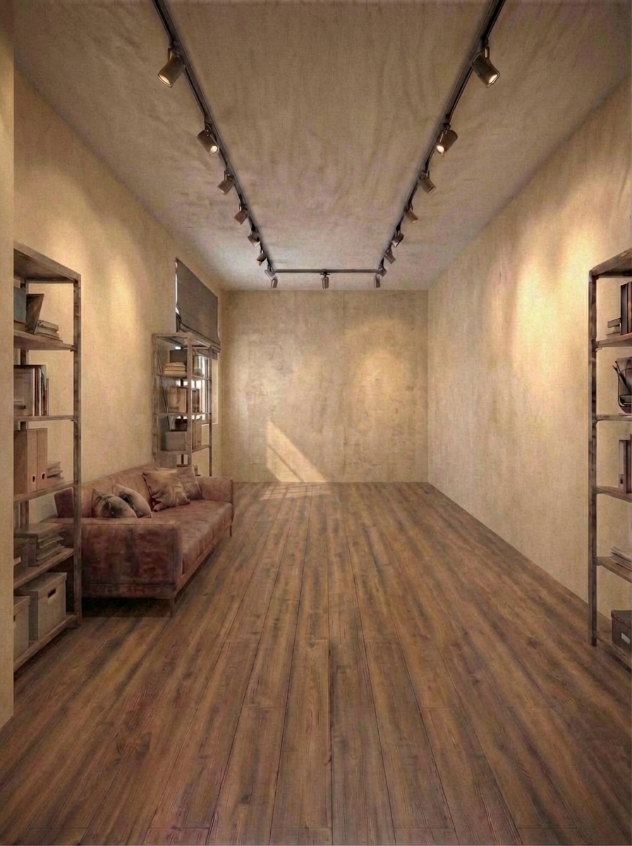 Дизайн гостиной в стиле Лофт — фото интерьера от нейросети RoomGPT