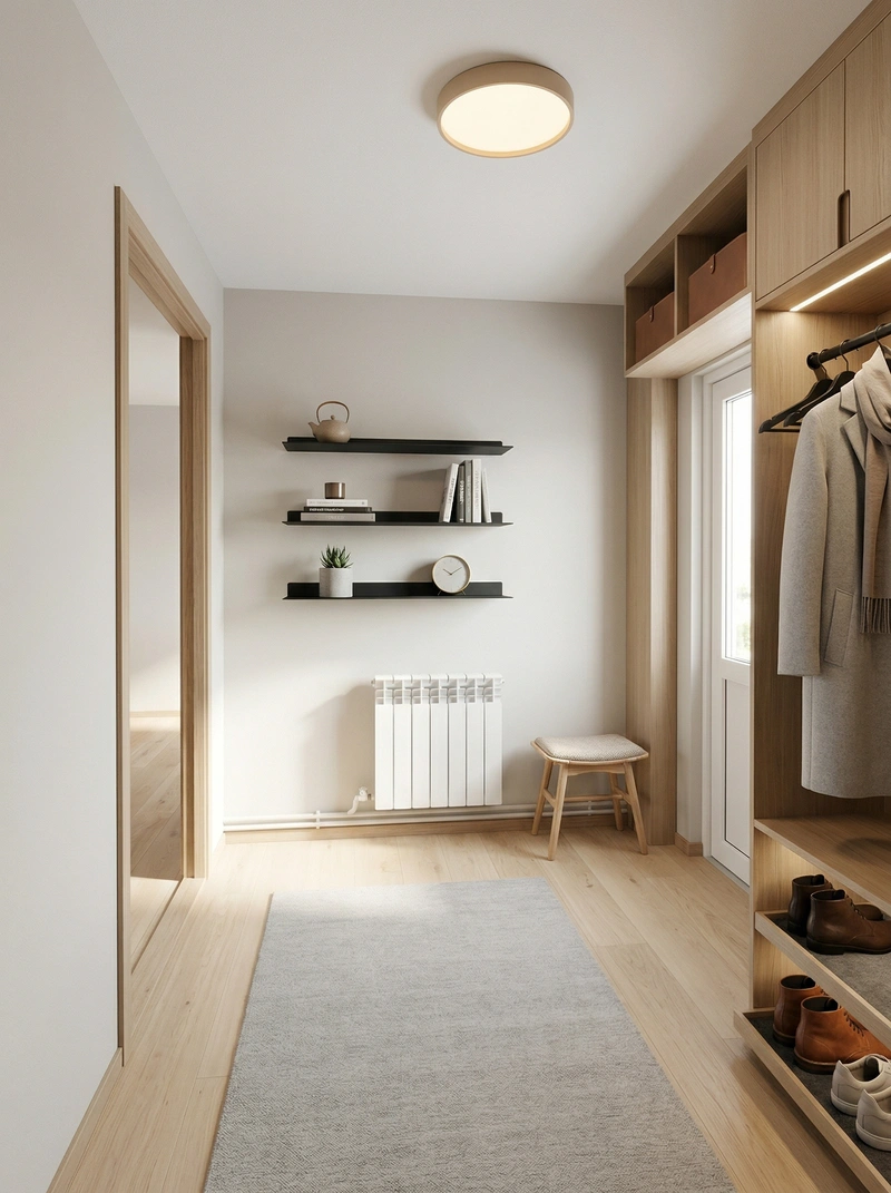 Дизайн гостиной в стиле Сканди — фото интерьера от нейросети RoomGPT