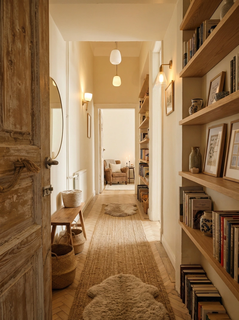 Дизайн интерьера в стиле Хюгге — Прихожая от нейросети RoomGPT