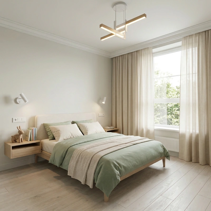 Дизайн детской в стиле Минимализм — фото интерьера от нейросети RoomGPT