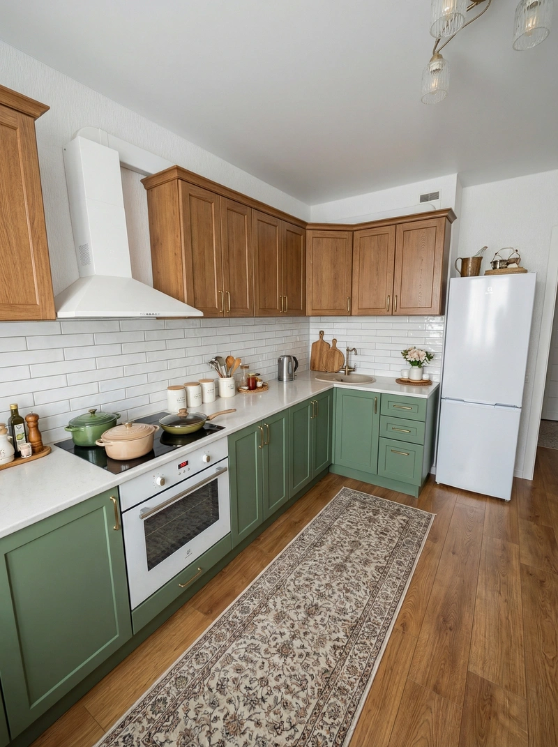 Дизайн интерьера в стиле Классика — Кухня от нейросети RoomGPT