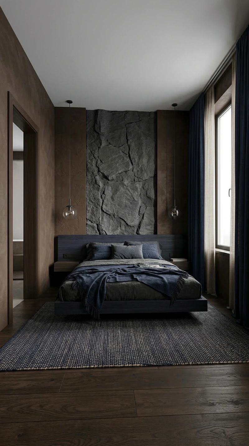 Дизайн интерьера в стиле Минимализм — Спальня от нейросети RoomGPT