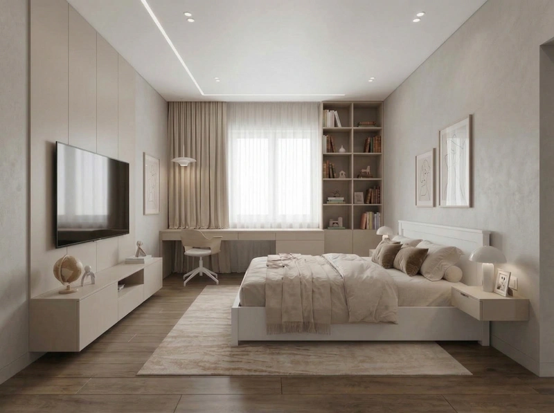 Дизайн детской в стиле Минимализм — фото интерьера от нейросети RoomGPT