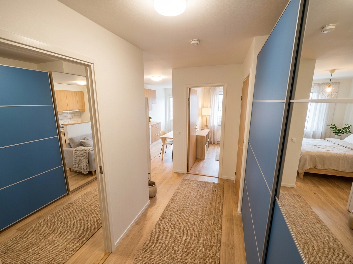 Дизайн гостиной в стиле Хюгге — фото интерьера от нейросети RoomGPT