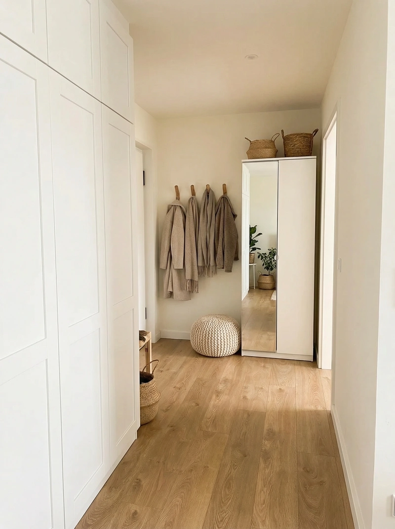 Дизайн интерьера в стиле Хюгге — Прихожая от нейросети RoomGPT